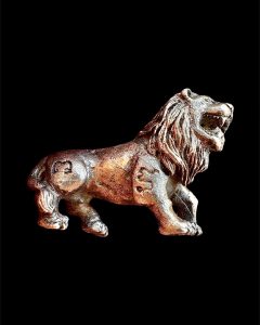 สิงโตมหาลาภ เนื้อเงิน ปี 2519  พระอาจารย์บัว เตมิโย วัดหลักศิลามงคล